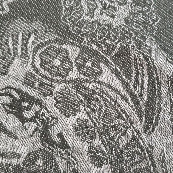 Charcoal gray large scarf, shawl. So soft. - Picture 7 of 8